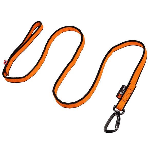 Non-Stop Non Slip Dog Lead Orange, 2.8 m