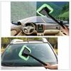 2 Windshield Cleaner Microfiber Cloth Handle Pivoting Head Car Auto  Home window
