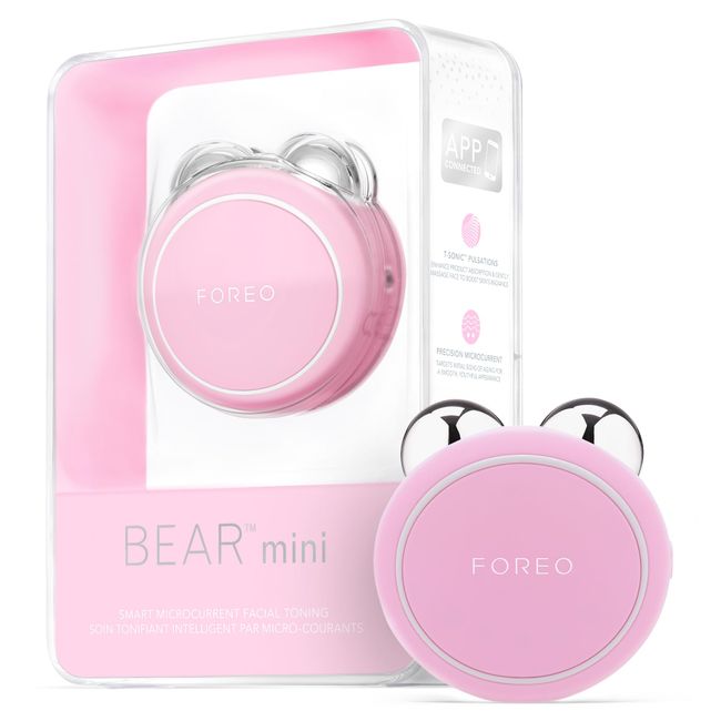 FOREO BEAR™ Mini Bölgesel Microcurrent Yüz Sıkılaştırma Cihazı, Pearl Pink