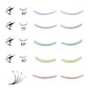Libeauty Eyelash Lift Silicone Pads Reusable Eyelash Perm Rod Size 4 Pairs, 1 Pair Lower Eyelash Pads Pads for Eyelash Curl Lash Lifting Shield Perfect for Lifting Eyelashes