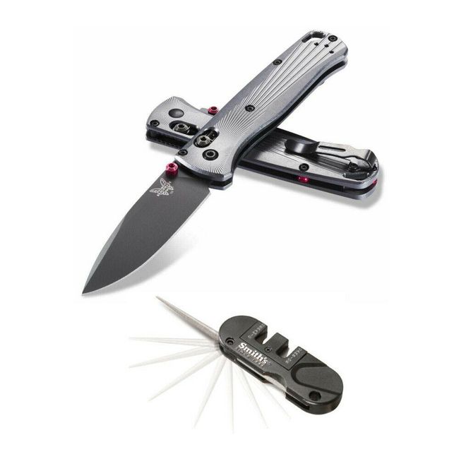 Benchmade 535BK-4 Bugout Knife Blade with Manual Knife Sharpener