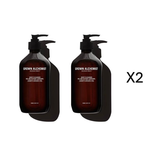 Grown Alchemist: Body Cleanser - Chamomile/Bergamot/Rose  500ml 16.9 oz Bundle!