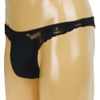 Lace & Stretch Combination Full Back (Full Seam), Black