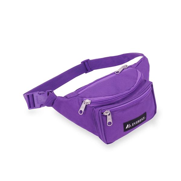 Everest Signature Waist Pack-Standard, Dark Purple, One Size