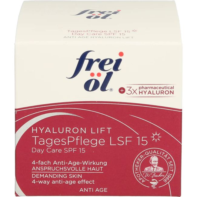 frei öl Anti Age Hyaluron Lift Tagespflege LSF 15, 50 ml XTC