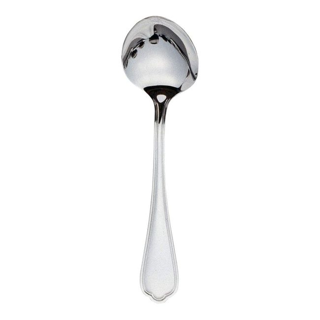 Endo Shoji OPG01003 Pigalle Dessert Spoon, Commercial Use, 18-8 Stainless Steel, Made in Japan