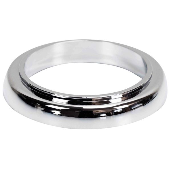 Kitchen Faucet Base Ring + Gasket Under Tap Washer Rosette Chromed Plastic