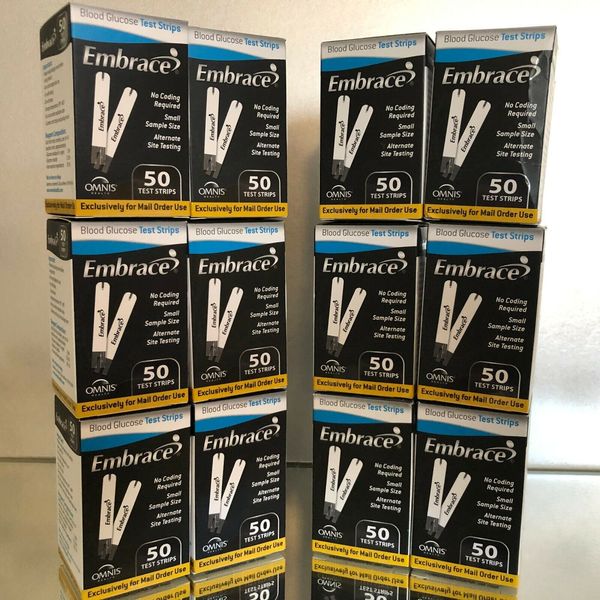 Embrace Blood Glucose Test Strips 600 Count.  EXP 07/05/2025 FREE SHIPPING