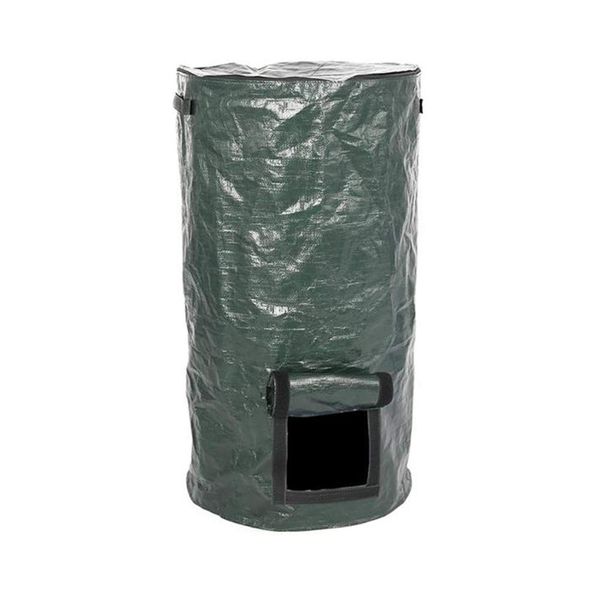 Environmental Compost Bag, Homemade Organic Ferment PE Compost Bag, Planter Kitchen Waste Disposal Compost Bag Remains Bin for Garden Yard,45 * 80CM