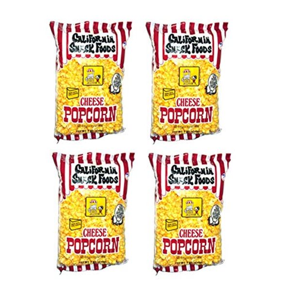 CALIFORNIA SNACK FOODS Cheese Popcorn 49.7g. / 1.75 oz. - 4 PACK.