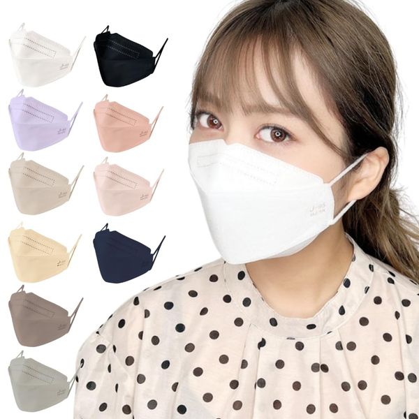 JN95MASK J-95 Medical Mask, Class Compliant, Genuine Product, Made in Japan, 30 Individually Packaged, 4 Layers, 3D Fit Mask, Non-woven Mask, Plain Color, Made in Japan, Casual, Suitable for Suit, Made in Japan, JIS Standard