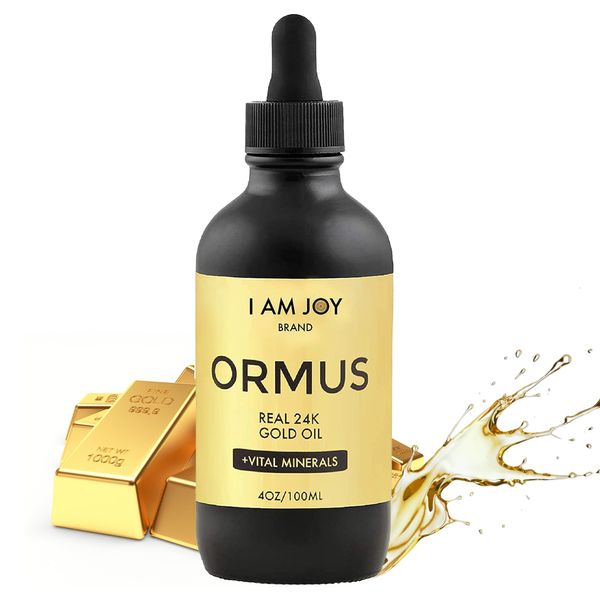 I Am Joy co. Ormus Gold Oil Monoatomic Helps to Decalcify Pineal Gland, Repair DNA, Increase Manifestation Speed - Rich with Minerals Platinum, Iridium Using Non Chemical Solvent Extraction 4oz