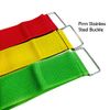 10 PCS 3 Legged Race Bands Three Legged Race Durable Firm Elastic Tie Rope Colorful 3 Leg Race Band for Kids Adult Outdoor Fun