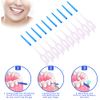 160 Pieces Dual-Use Interdental Brushes, Silicone Tooth Floss Picks Dental Picks Interdental Brush Toothpick Dental Brushes Teeth Brush Picks for Braces Oral Cleaning