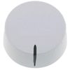 SPARES2GO Temperature Control Knob for Beko Washing Machine (White)