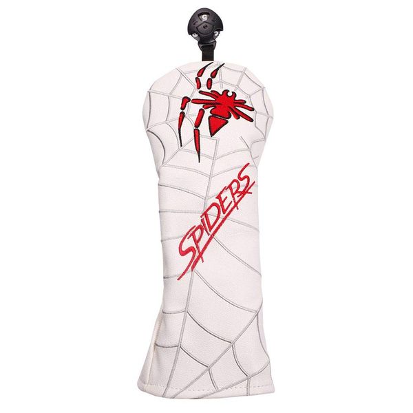 Golf Headcover Driver Cover Wood FW Cover Utility UT Cover with Conversion Doug Spiders Spider Single (Utility White)