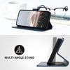 Reddylin Compatible Galaxy A25 Case Notebook Type Japan Version Galaxy A25 5g Case Folio 3D Triangle Pattern SC-53F Cover Galaxy a25 Smartphone Case Comfortable Touch Stand Function Card Storage SCG33