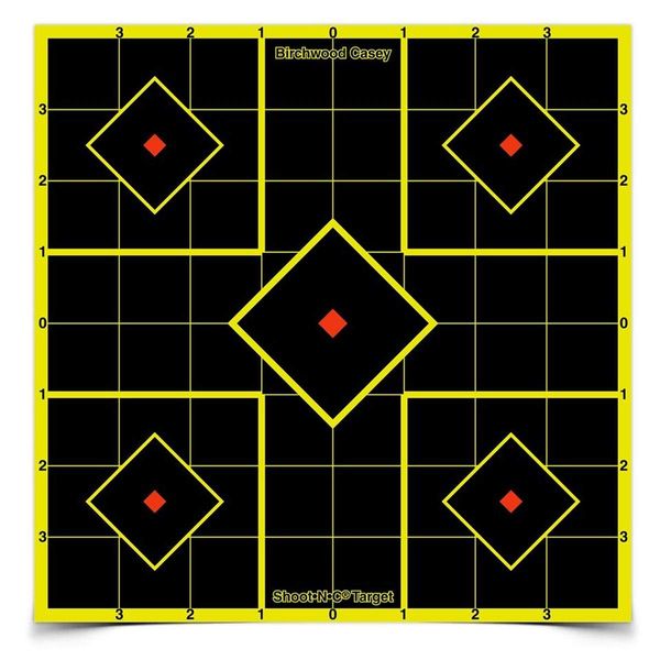 Birchwood Casey Shoot-N-C 8-Inch Sight In Target (6 Sheet Pack)