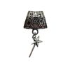 Head Scarf Bail Magic Wand Floral Design Slider Ring