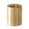B&P Lamp® Brass Coupling, 1/8F, Unfinished Brass