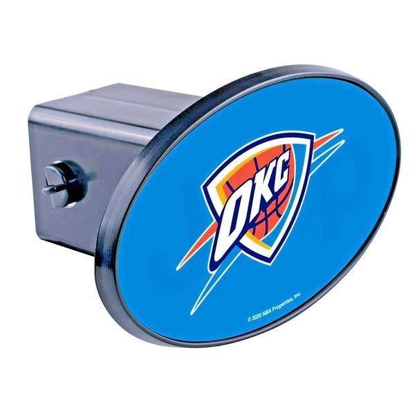 Oklahoma City Thunder NBA 3D Polyurethane Domed Plastic Hitch Cover 2" Receiver