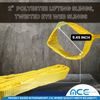 4 Pack 2" x 9ft Twisted Eye Web Sling Lifting Strap Industrial 3100 lbs