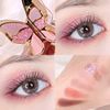 GECOMO Eyeshadow Palette, Eyeshadow Mini Multi Palette, Eye Palette, 6 Colors, Daily Butterfly Eye Palette, Commute, High Color, Long Lasting, Unique Powder Cosmetic Tray (02#Rose Red)