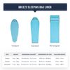 Sea to Summit Breeze Sleeping Bag Liner, Rectangular w/Pillow