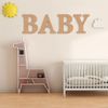 Aruatu 12 Inch Balsa Wooden Letter E for Wall Decor