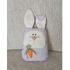 EASTER BUNNY THROW PILLOW HANDMADE