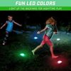 GoSports Modern Light Up Cones 4 Cycle LED Colors - 6 Pack