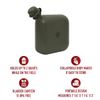 Rothco Olive Drab Genuine GI 2 Quart Bladder Canteen - USA Made