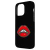 iPhone 14 Pro Max red sexy halloween vampire teeth lips gothic monster Case