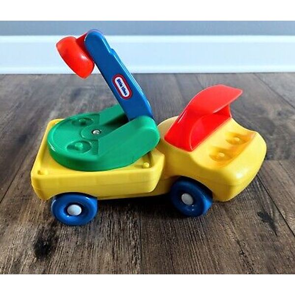 1985 Little Tikes Toddle Tots Up-n Down Truck Cherry Picker Crane