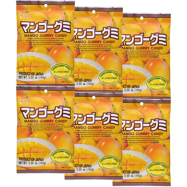 Gummy Candy (Mango) -3.59oz (Pack of 6)