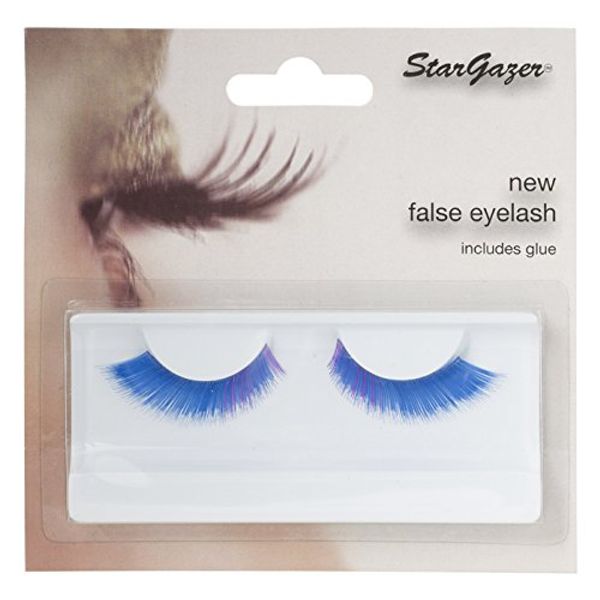 Stargazer Feather Eye Lashes style 50, synthetic lash pair includes glue.