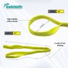 Indusafe 1" x 3' Twist Eye Polyester Lifting Sling Straps Tree Saver Recovy