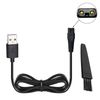 Shaver Head Replacement Charger and Brush for Electric Solo Shaver Cleaning Bursh USB Data Cable Power Trimmer Solo Head Replacement Charge Line (1Shaver Cord& brush)