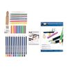 Royal & Langnickel Essentials Clear View Large Case Drawing Art Set