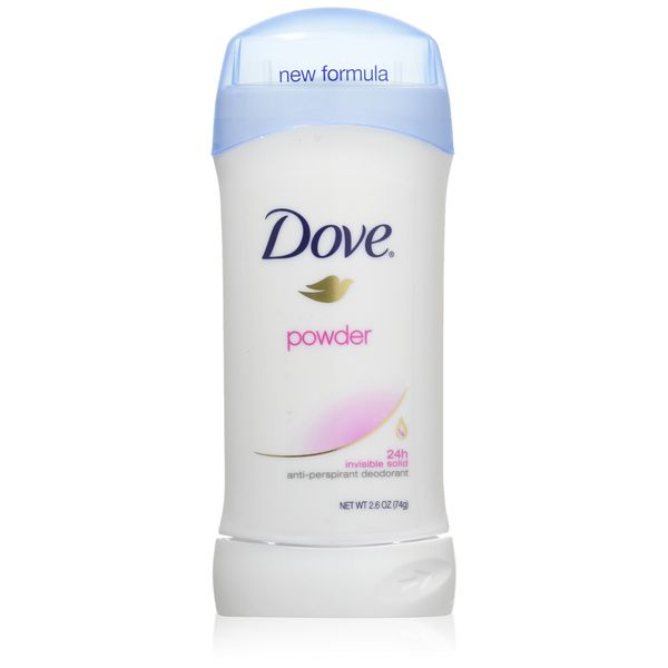 Dove Deodorant 2.6 Ounce Invisible Solid Powder, 2.6 Ounce (Pack of 6)