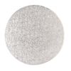 Doric Cake Craft Silver Round Foil-Coated Cake Card 14" (35.56cm)