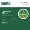 Green Mountain Coffee Hazelnut Decaf Coffee, K-Cup pods, Light Roast, 24 Count