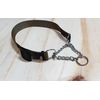 Dog Collar Martingale Collars Chain Training Adjustable Pet Collars - Set with lead (Small - 25cm - 35cm (width 1.9 cm))