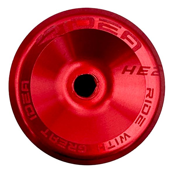 ライディア(RIDEA) BB24 CRANK AXLE CAP レッド