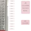 Promade Individual False Lashes Cluster Lashes DIY lash extensions Thin Band (9-15mm)