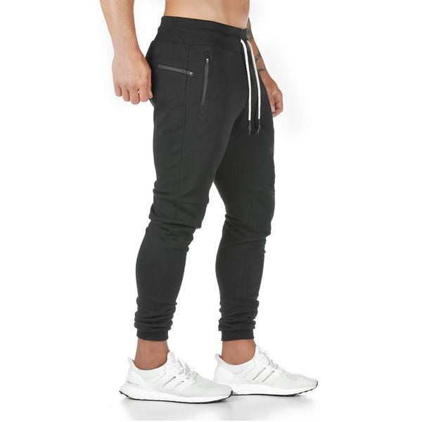 Yageshark Jogginghose Herren Baumwolle Sweathose Sporthose Fitness Slim Fit Hose Freizeithose Joggers Jogginghosen Männer Streetwear (Schwarz,Medium)