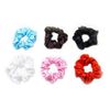 Mini Scrunchie Satin 1 Pair Blue YS-7455