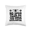 No Such Thing As Too Much Highlighter Make Up Cosmetics Throw Pillow