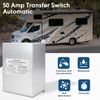 50 Amp Transfer Switch RV Automatic Transfer Switch for RV Speedboats Home Stand