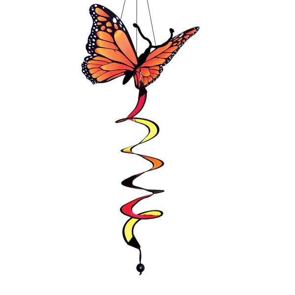 In the Breeze Monarch Butterfly Twister, Measures 12-inch by 30-inch